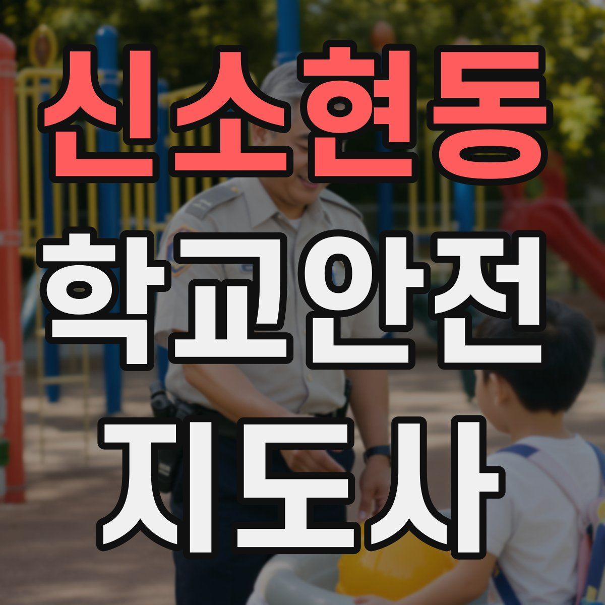 신소현동 학교안전지도사 자격증