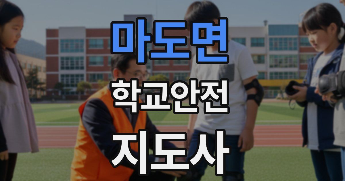 마도면 학교안전지도사 자격증