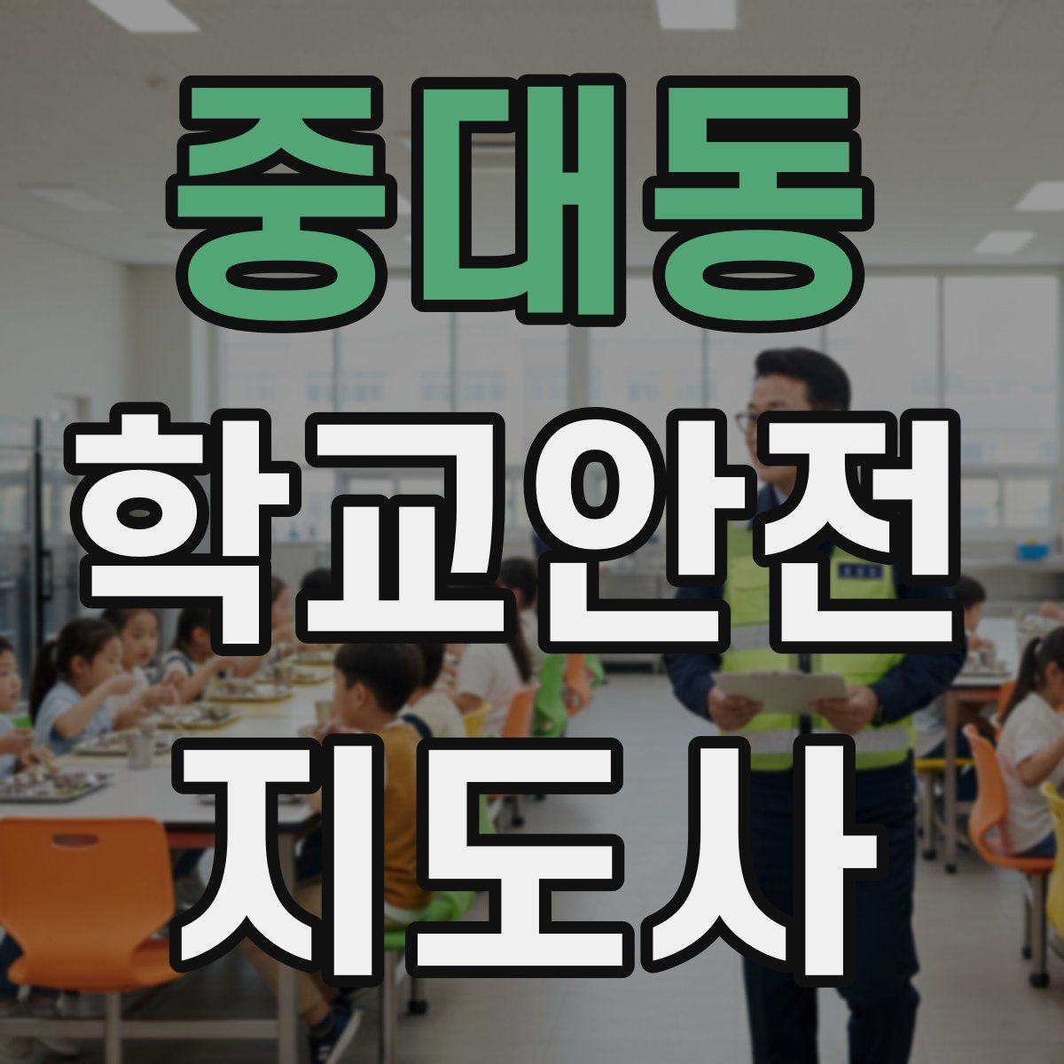 중대동 학교안전지도사 자격증