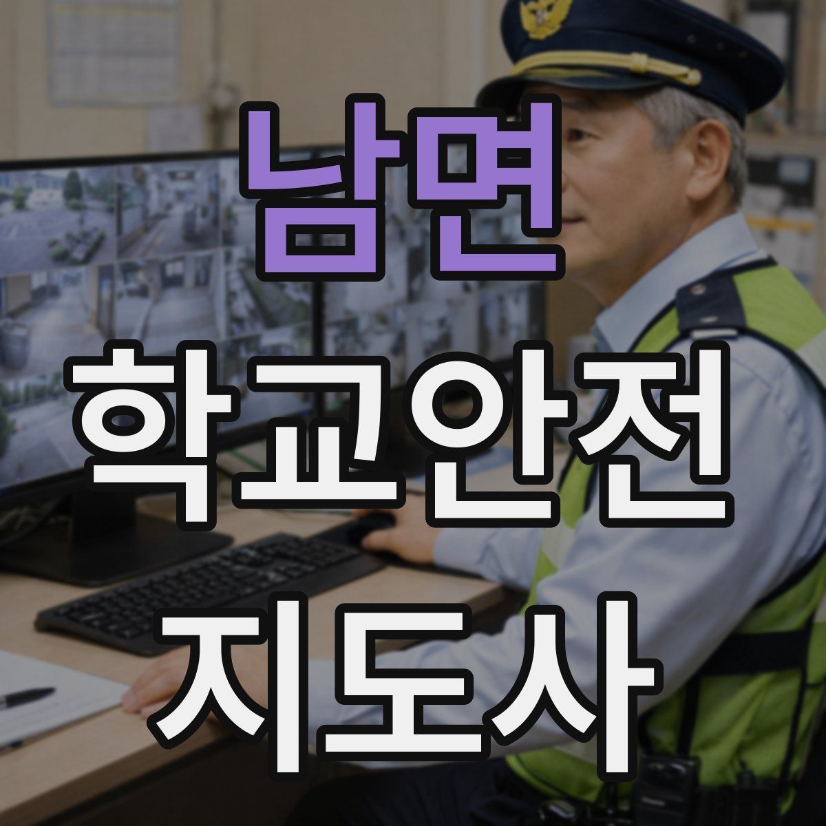 남면 학교안전지도사 자격증