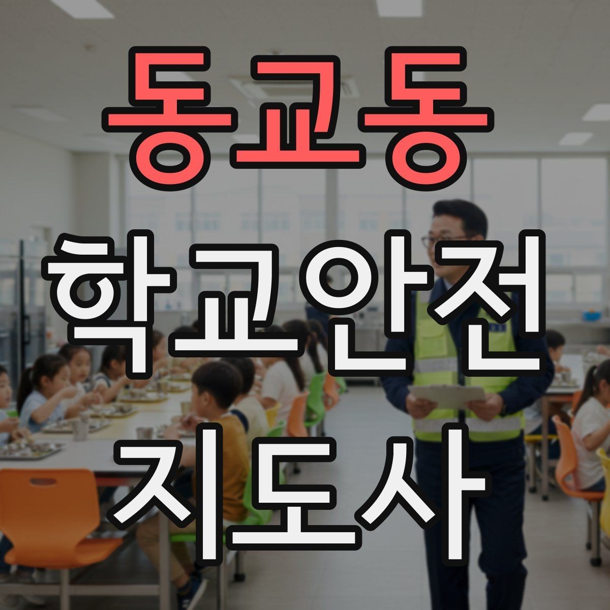 동교동 학교안전지도사 자격증 고학년 지도에서 자주 생기는 변수 정리