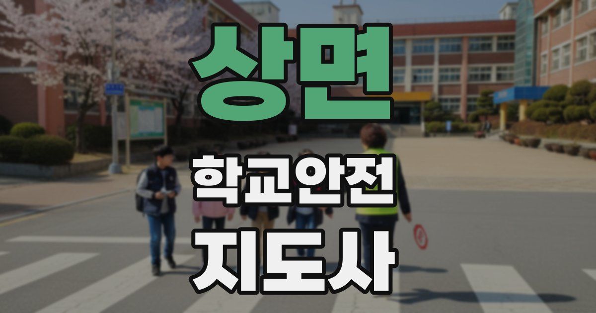 상면 학교안전지도사 자격증