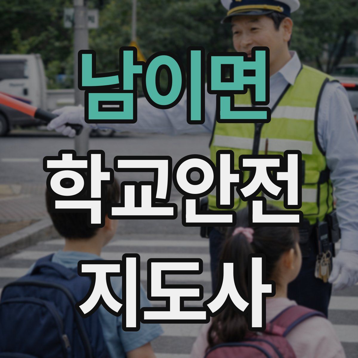 남이면 학교안전지도사 자격증