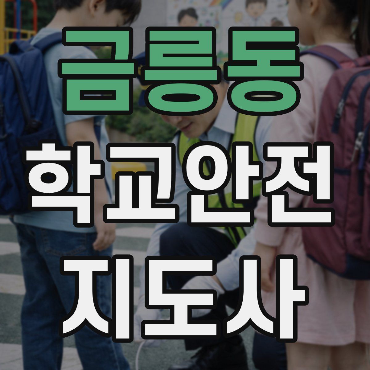 금릉동 학교안전지도사 자격증