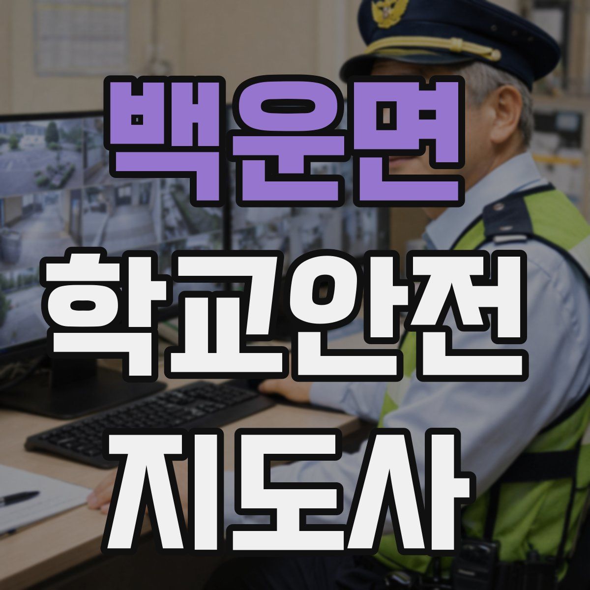 백운면 학교안전지도사 자격증