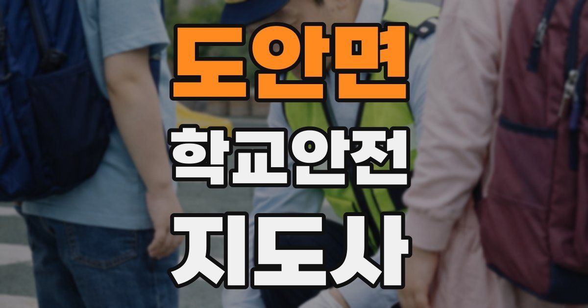 도안면 학교안전지도사 자격증