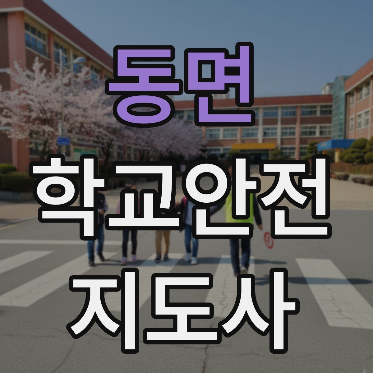 동면 학교안전지도사 자격증