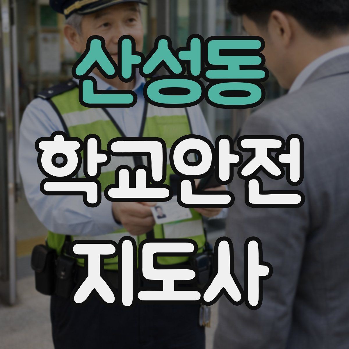 산성동 학교안전지도사 자격증 고학년 지도에서 자주 생기는 변수 정리
