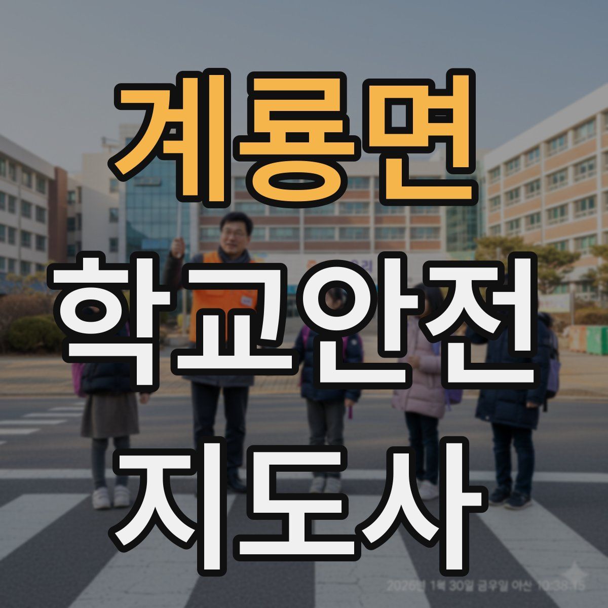 계룡면 학교안전지도사 자격증