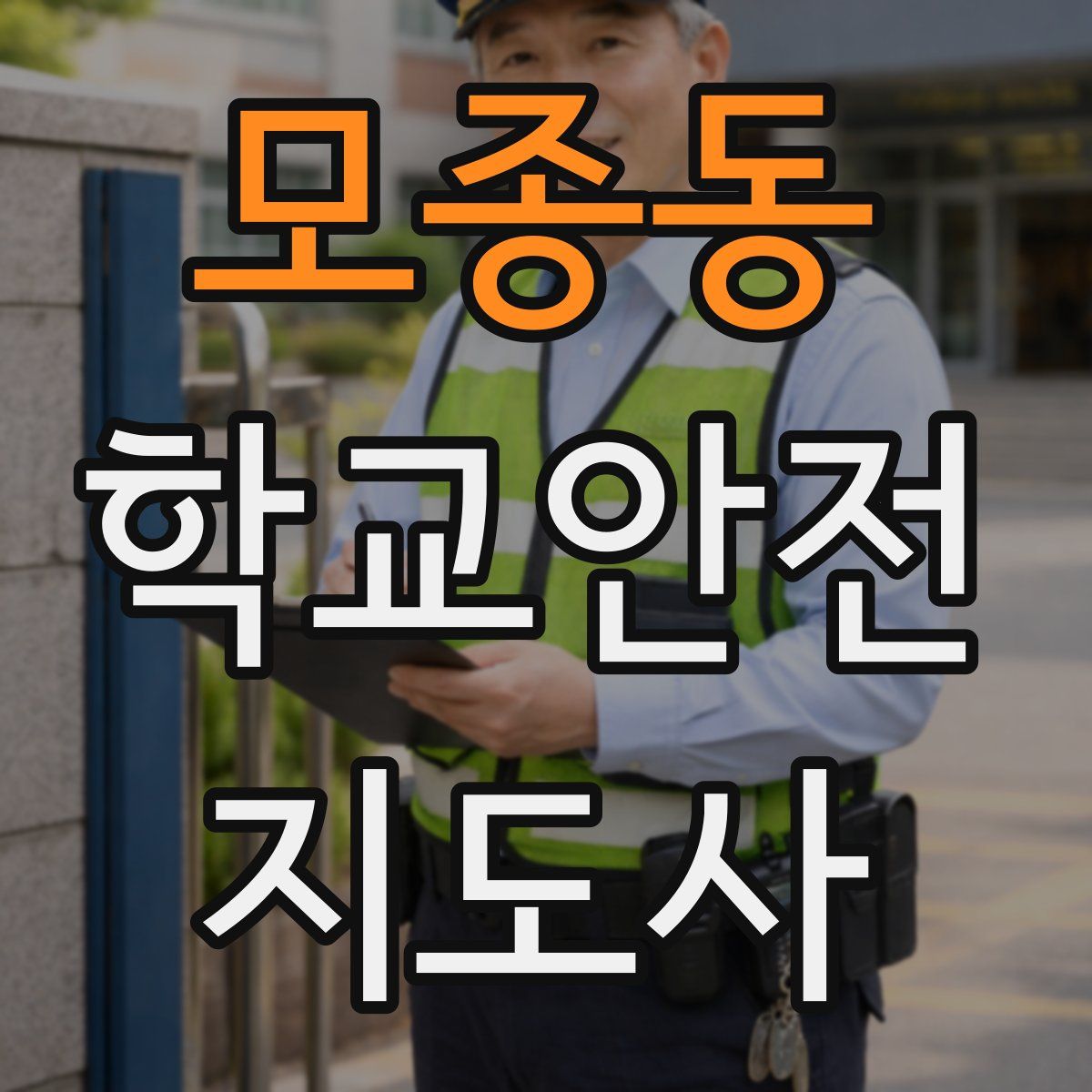 모종동 학교안전지도사 자격증