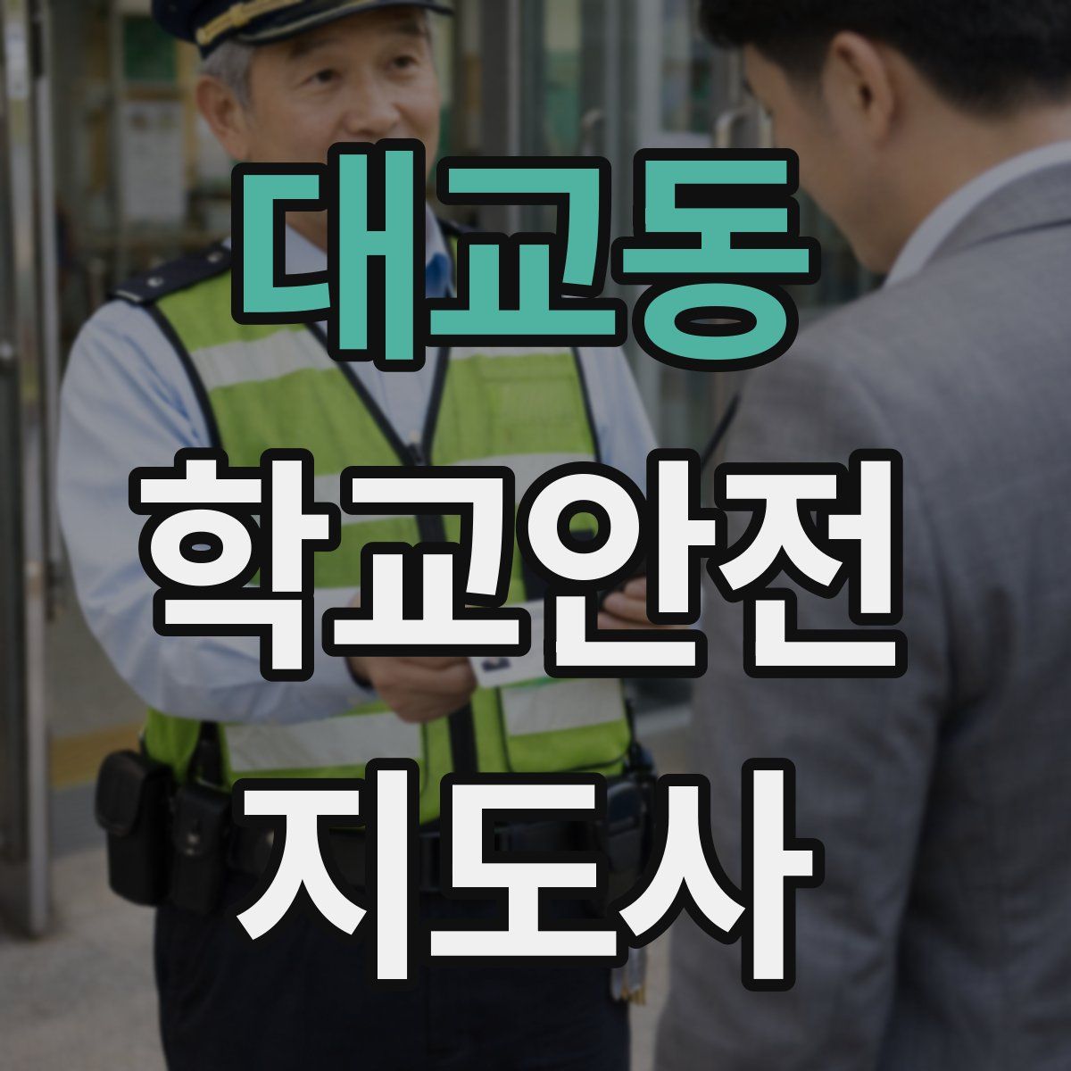 대교동 학교안전지도사 자격증