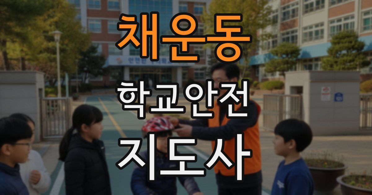 채운동 학교안전지도사 자격증