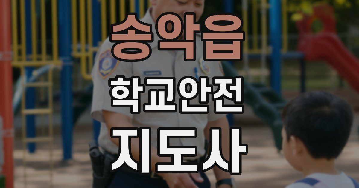 송악읍 학교안전지도사 자격증