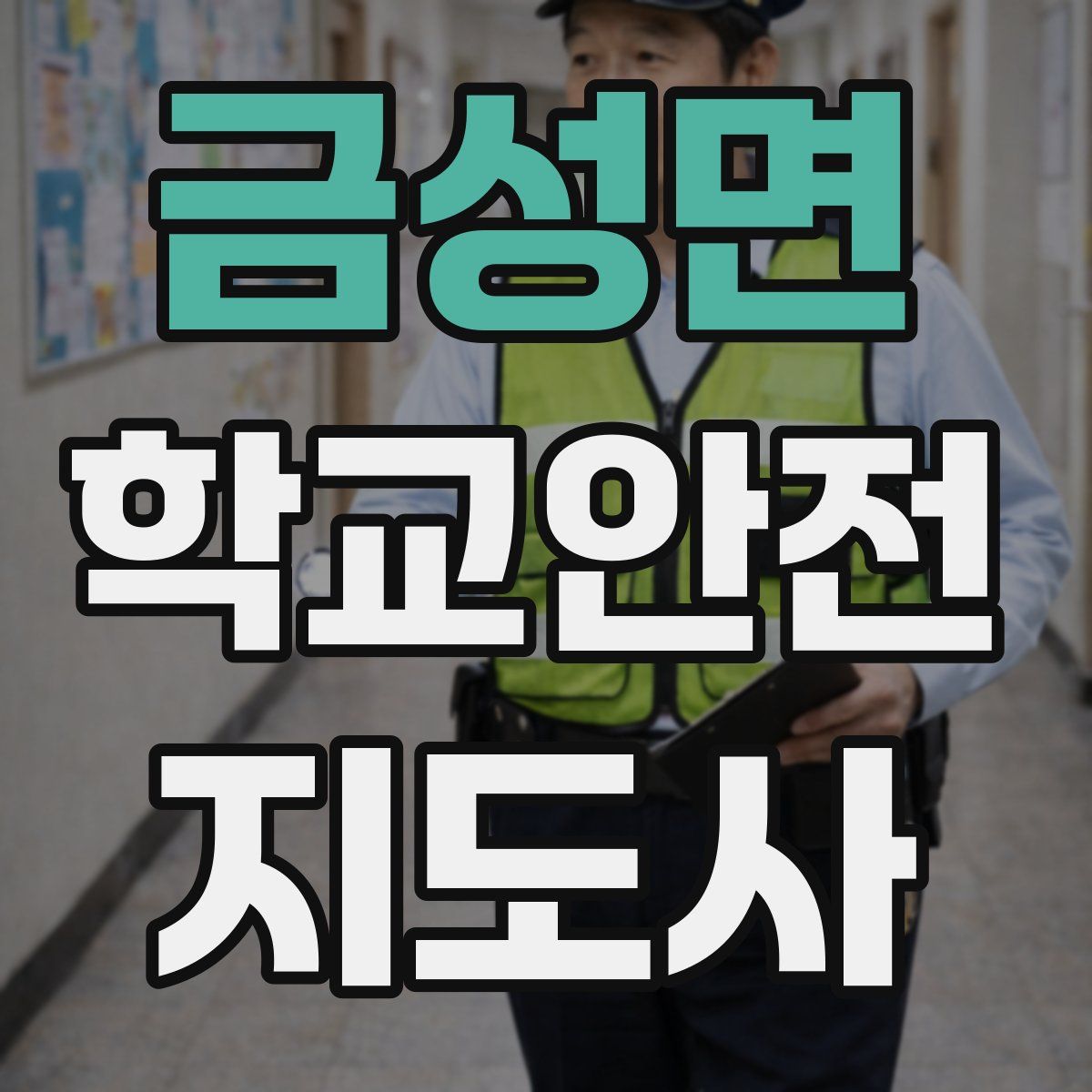 금성면 학교안전지도사 자격증