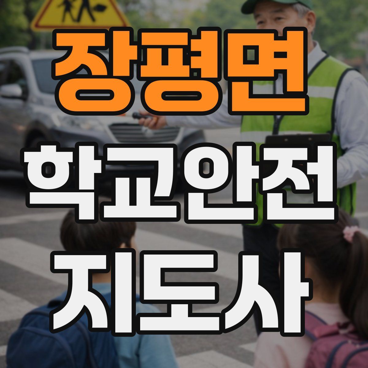 장평면 학교안전지도사 자격증