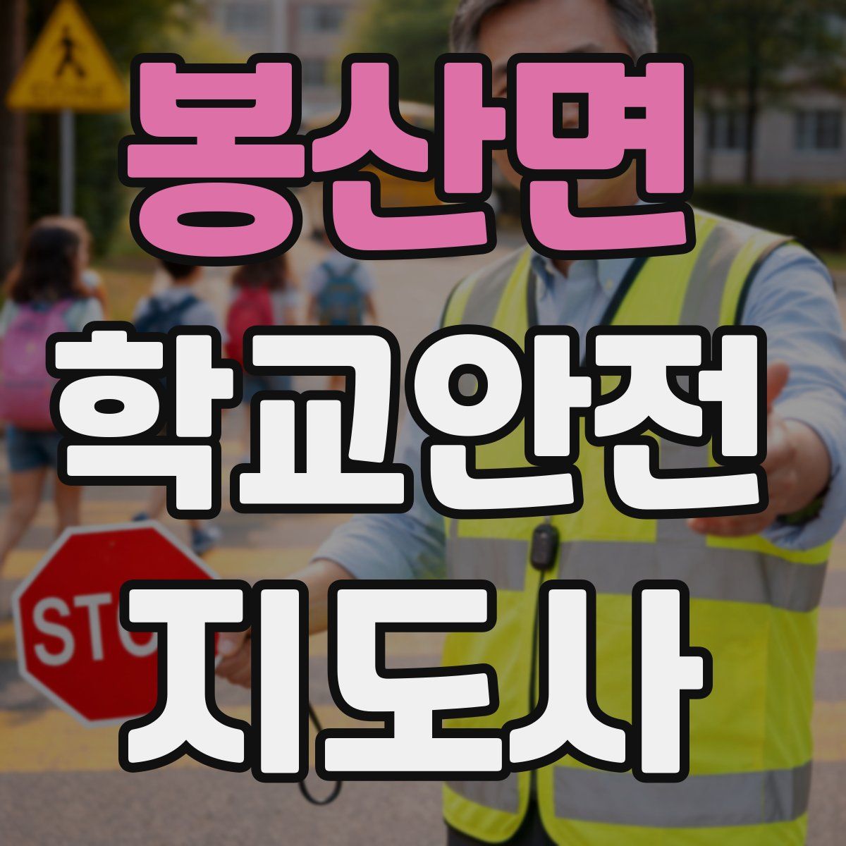 봉산면 학교안전지도사 자격증