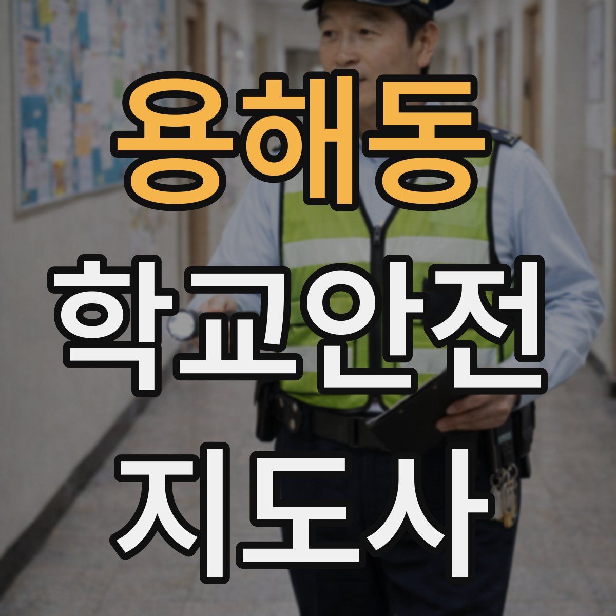 용해동 학교안전지도사 자격증