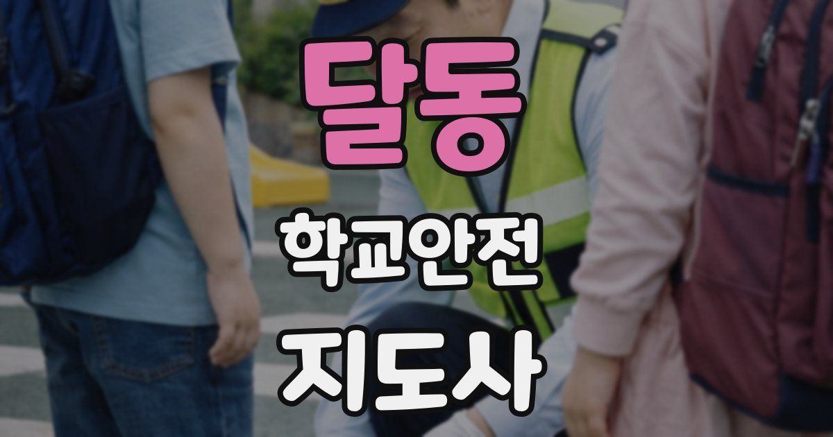달동 학교안전지도사 자격증