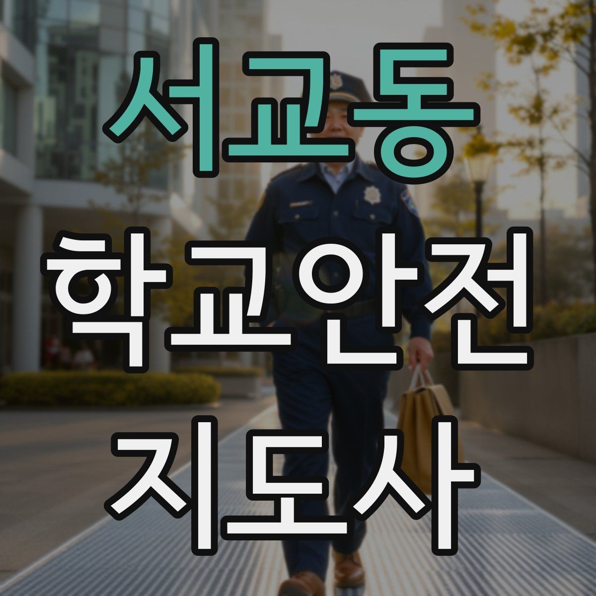 서교동 학교안전지도사 자격증 겨울철 빙판길 사고를 줄이는 지도
