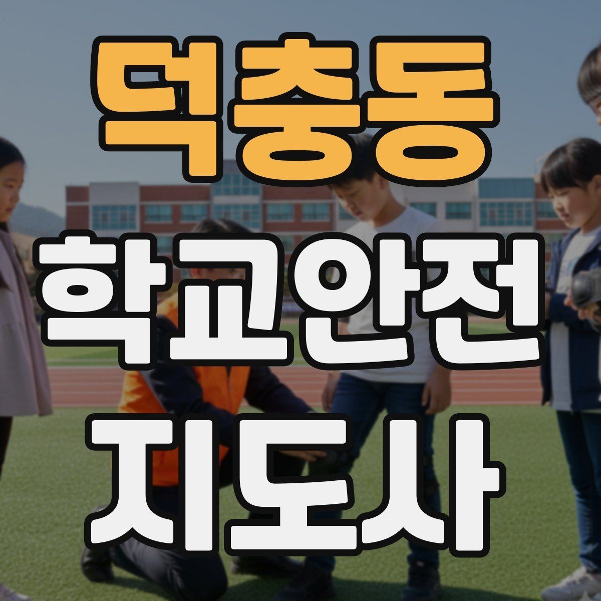 덕충동 학교안전지도사 자격증 통학로 위험 요소를 찾는 방법