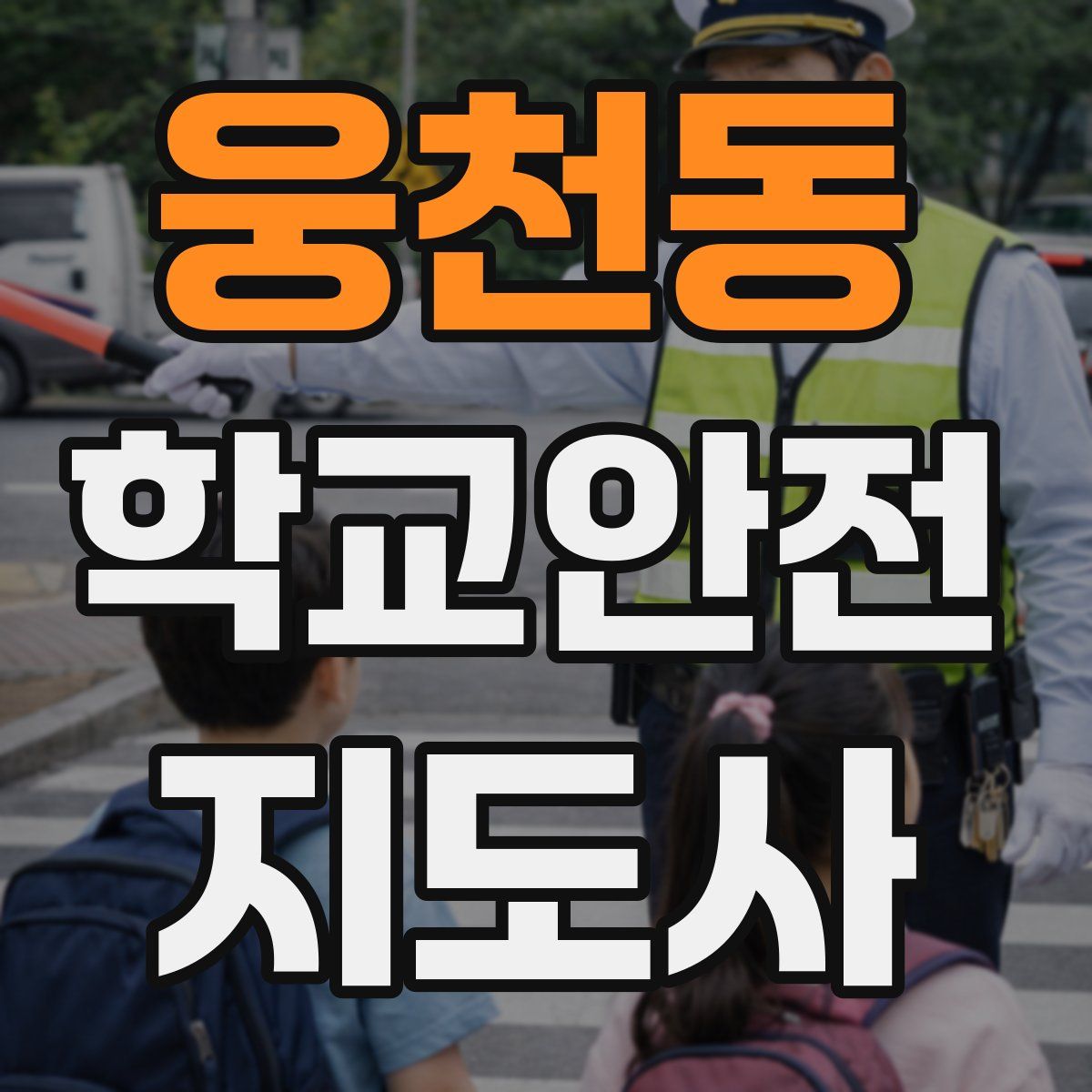 웅천동 학교안전지도사 자격증