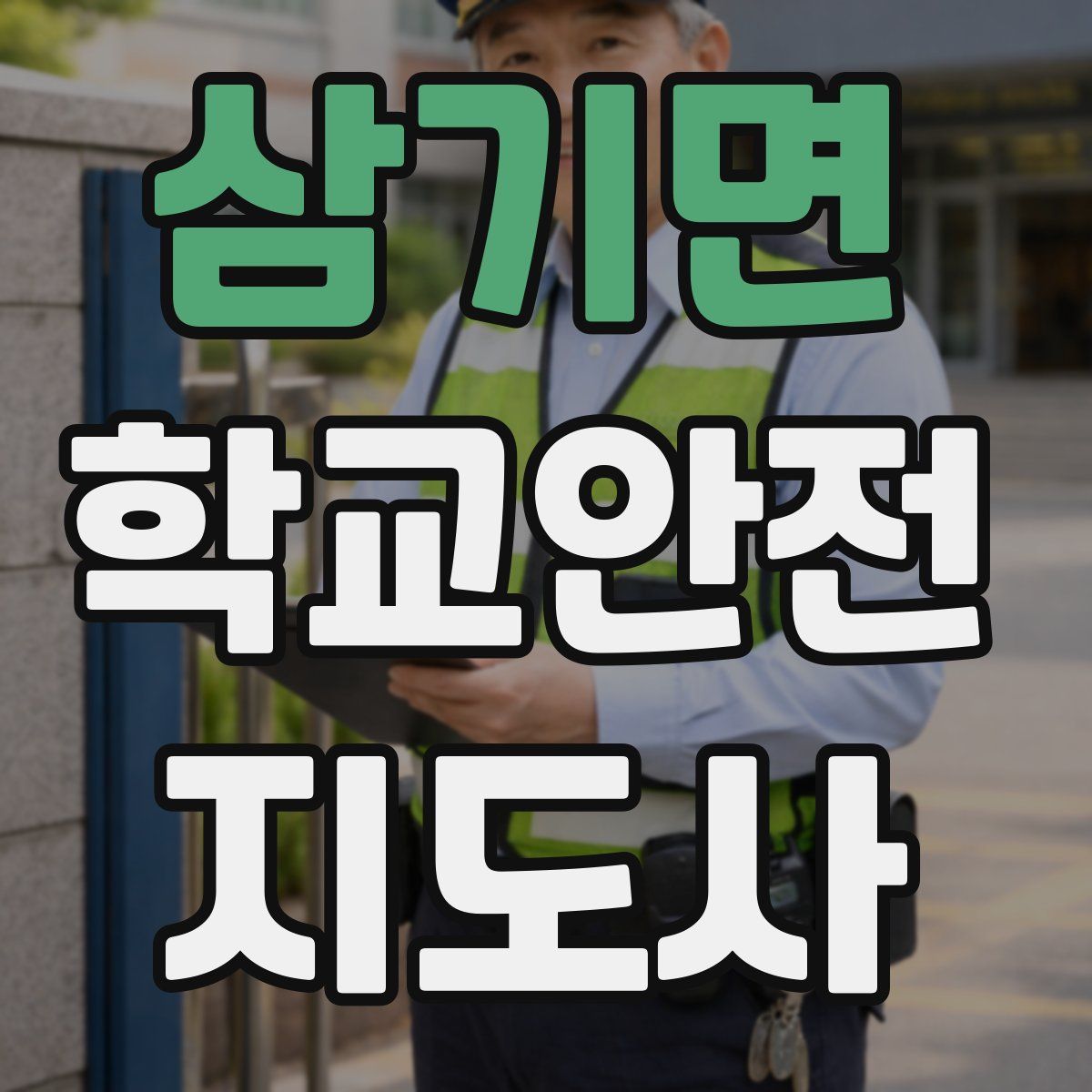 삼기면 학교안전지도사 자격증