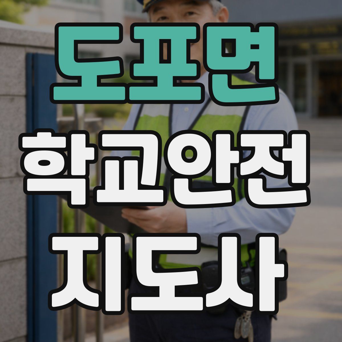 도포면 학교안전지도사 자격증