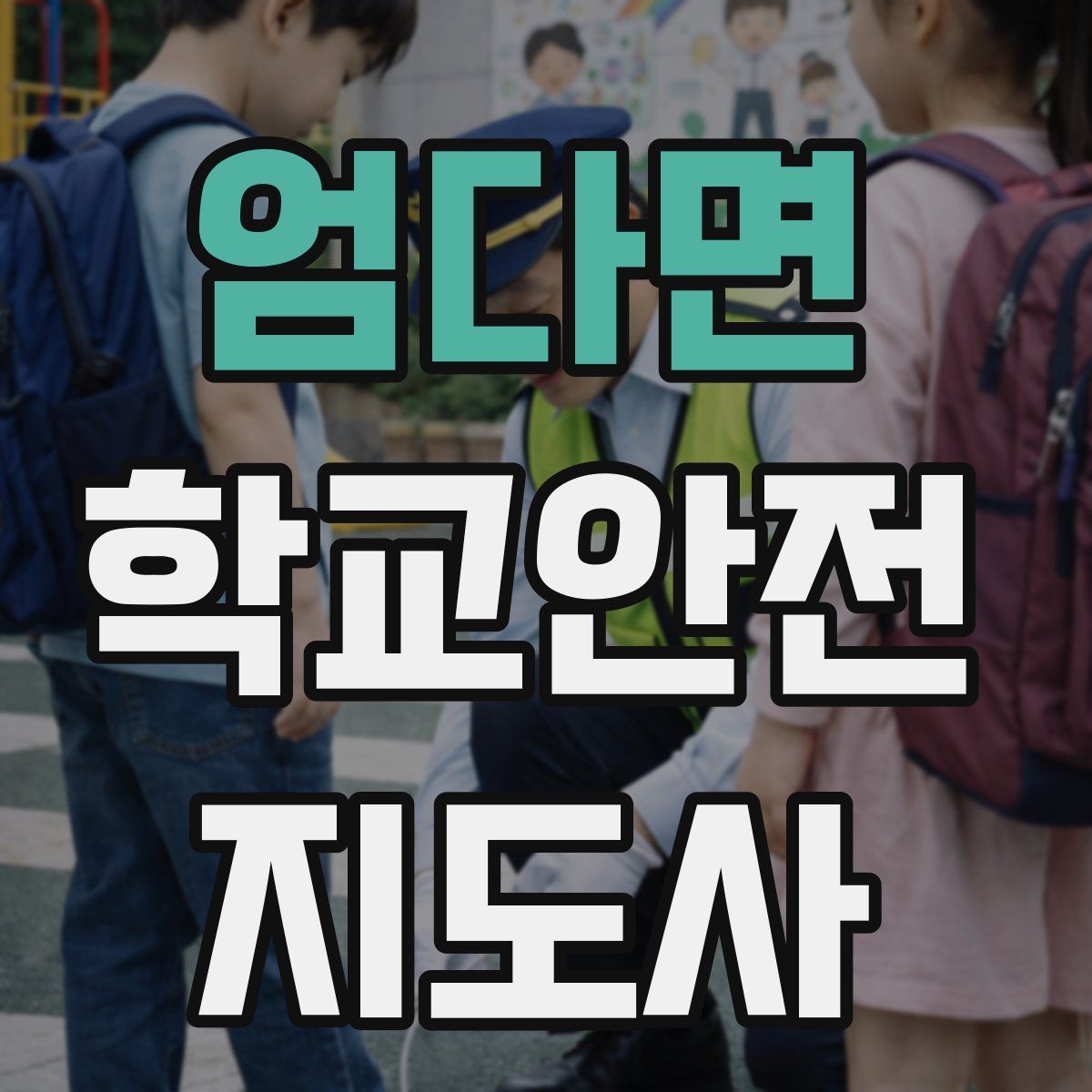 엄다면 학교안전지도사 자격증