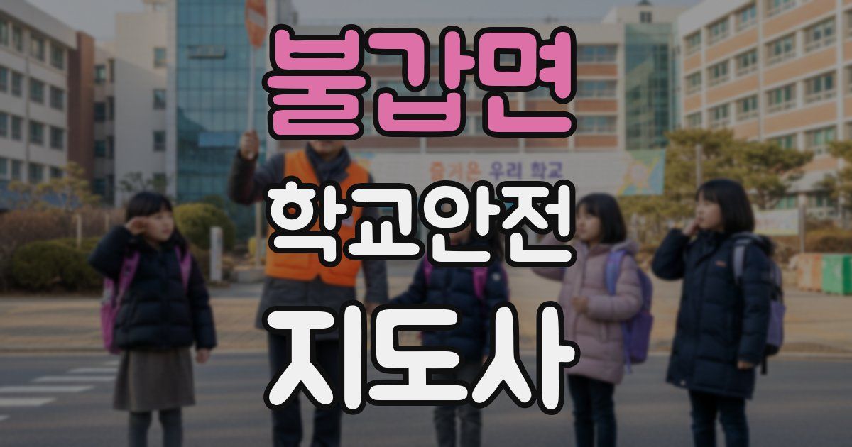 불갑면 학교안전지도사 자격증