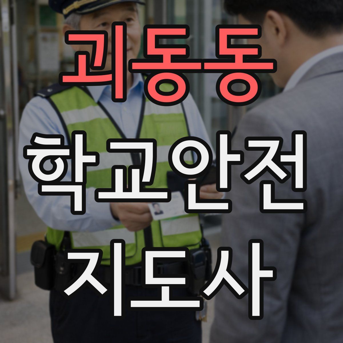 괴동동 학교안전지도사 자격증