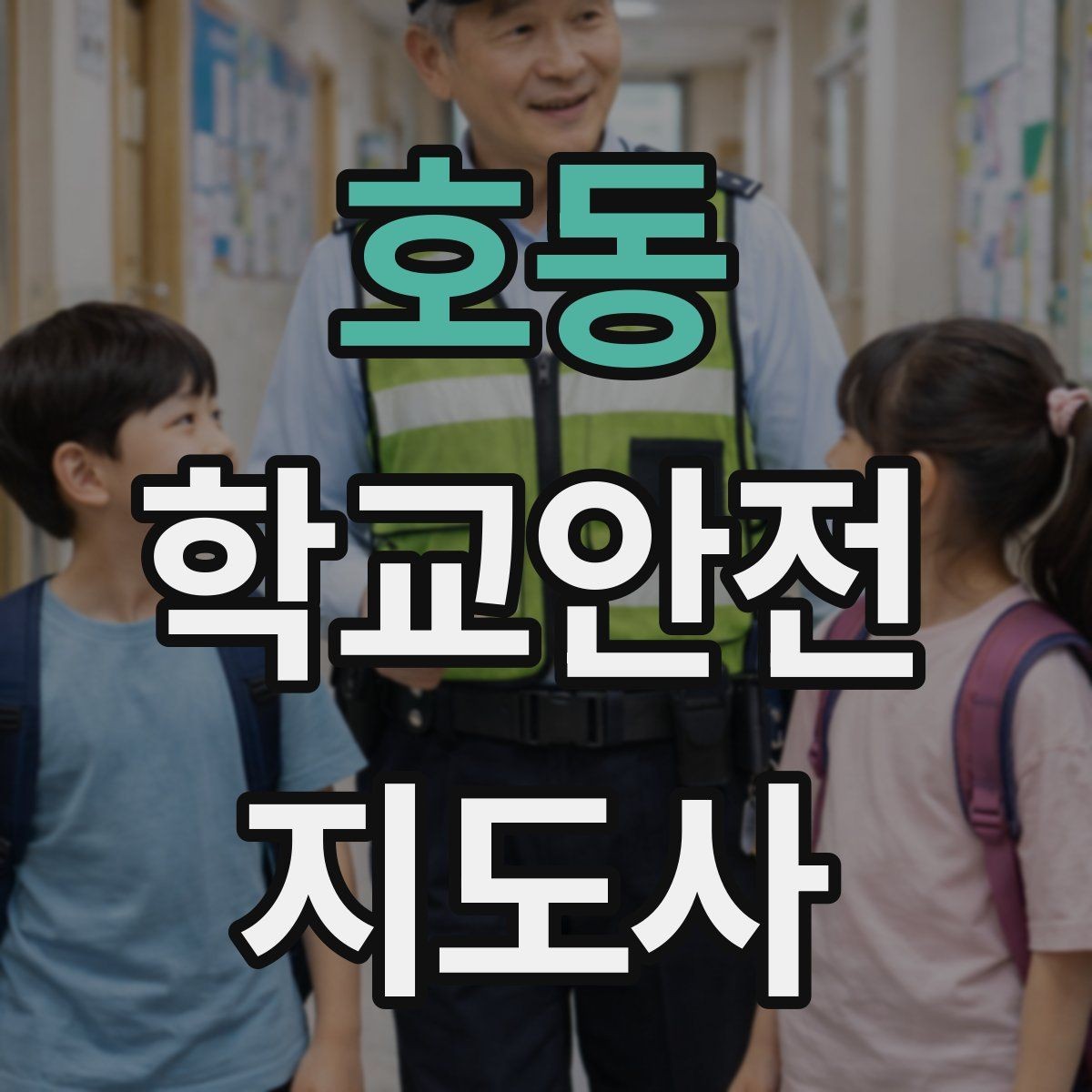 호동 학교안전지도사 자격증 자전거 킥보드 등교 시 안전 지도 포인트