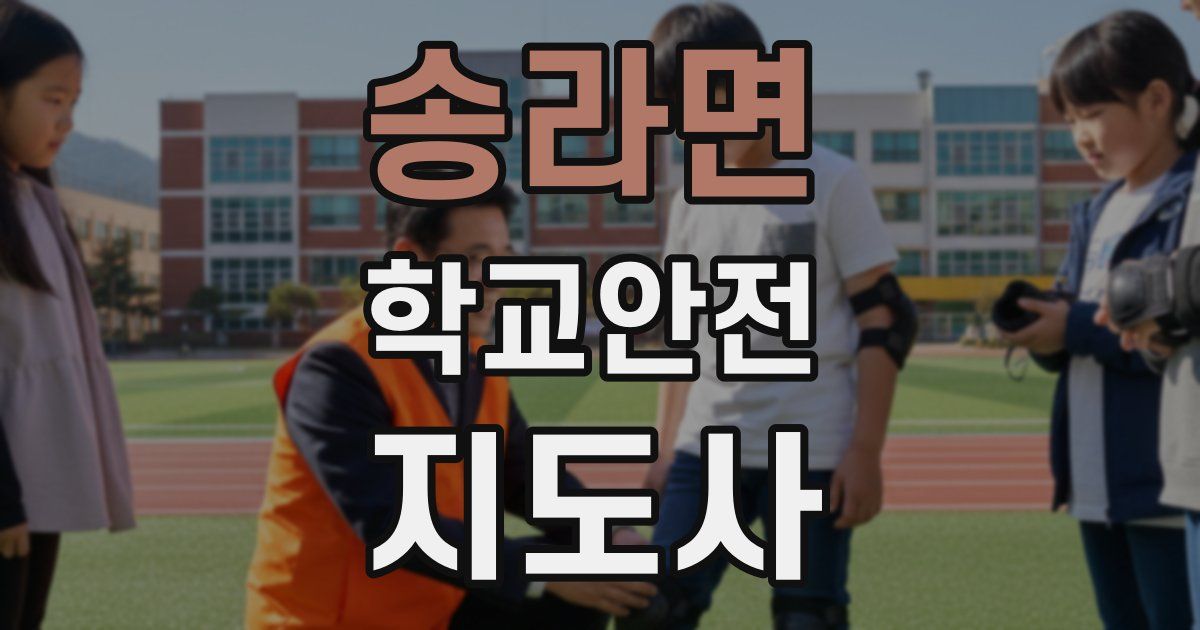 송라면 학교안전지도사 자격증