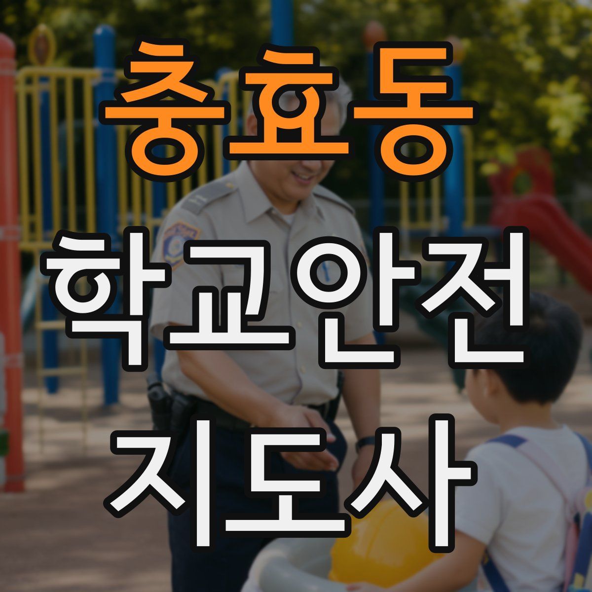 충효동 학교안전지도사 자격증