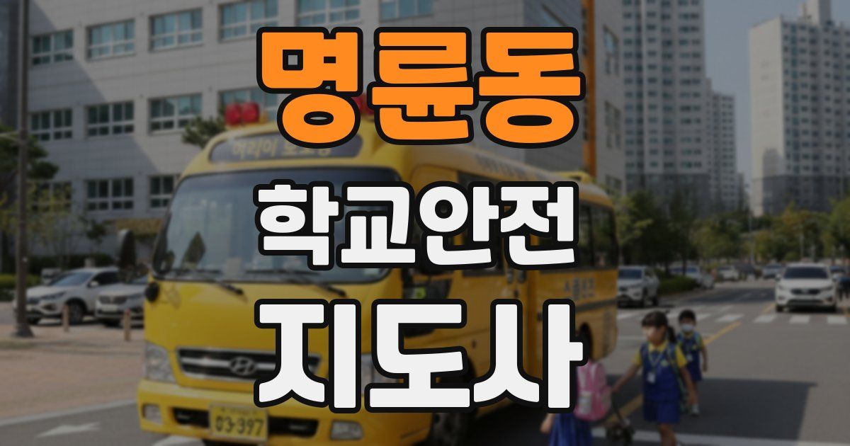 명륜동 학교안전지도사 자격증