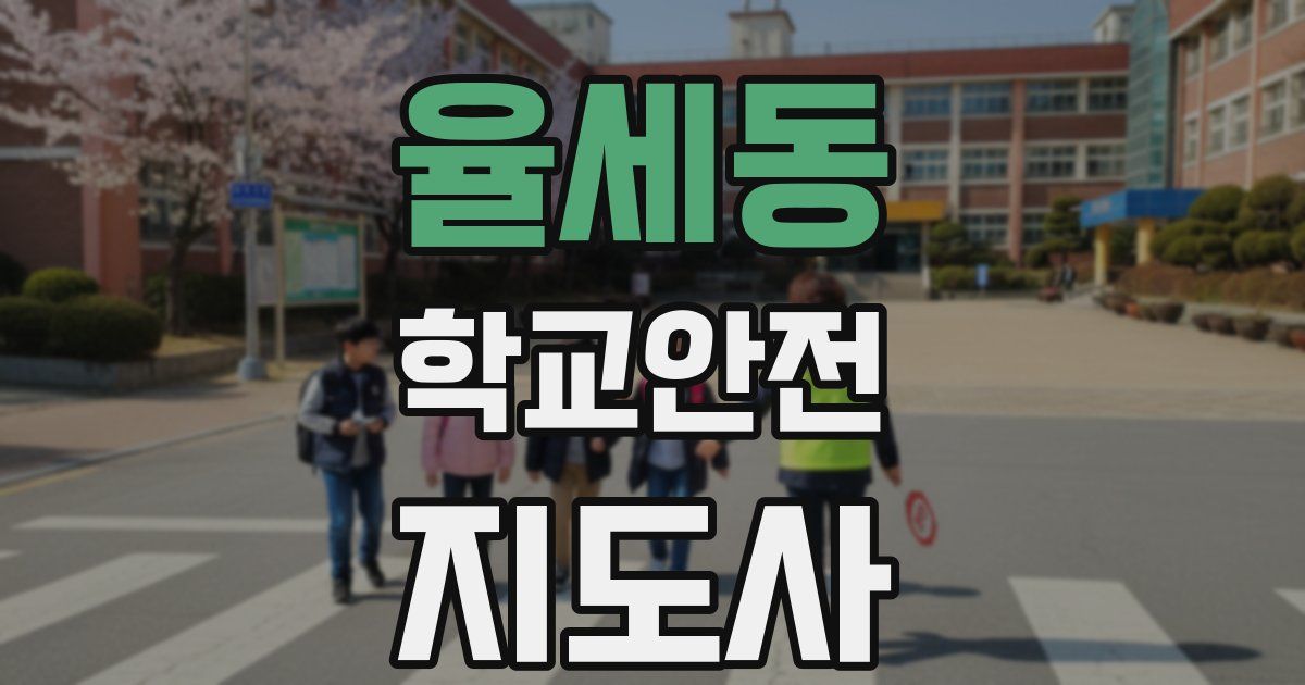 율세동 학교안전지도사 자격증