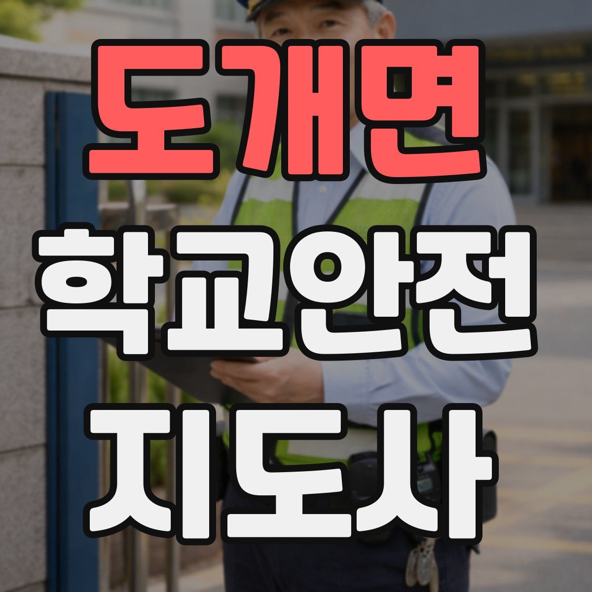 도개면 학교안전지도사 자격증