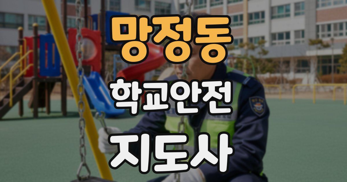 망정동 학교안전지도사 자격증