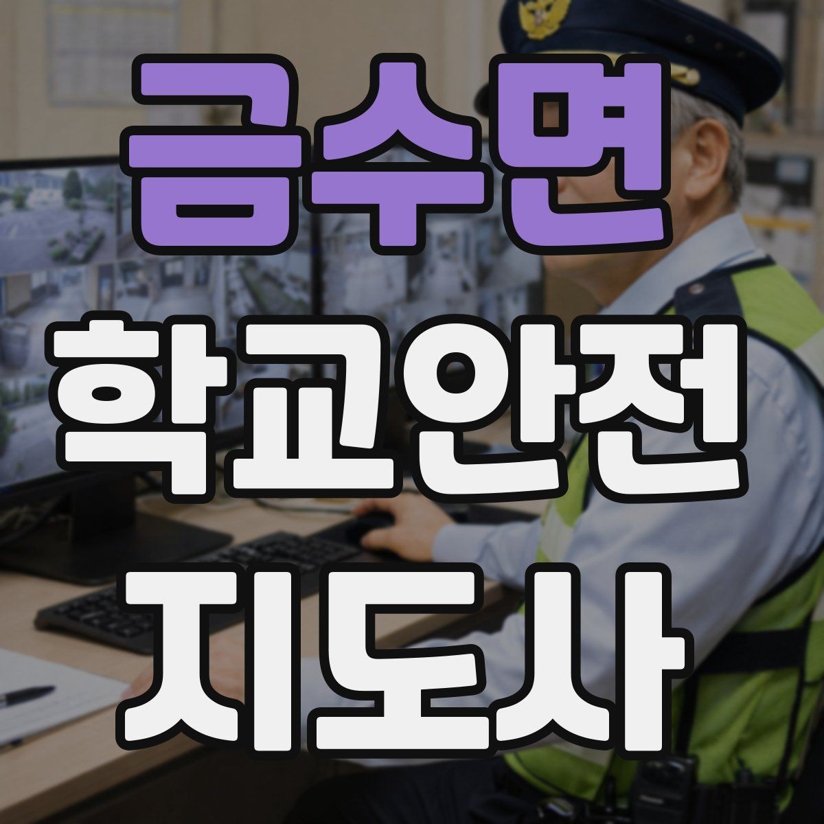 금수면 학교안전지도사 자격증 처음 준비하는 분을 위한 큰 흐름