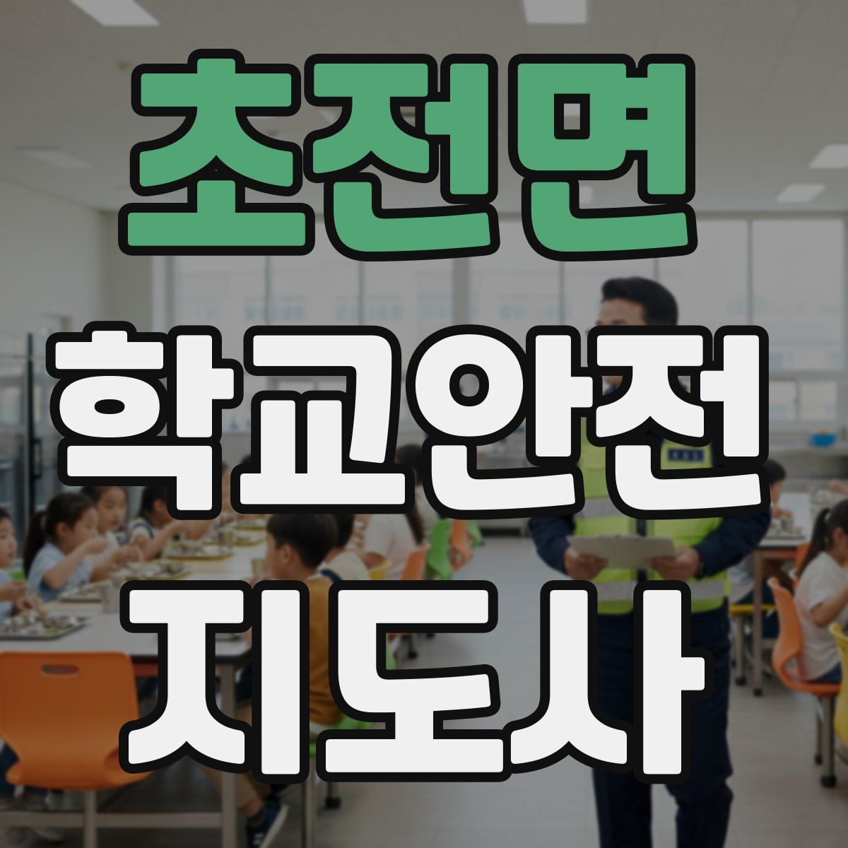 초전면 학교안전지도사 자격증
