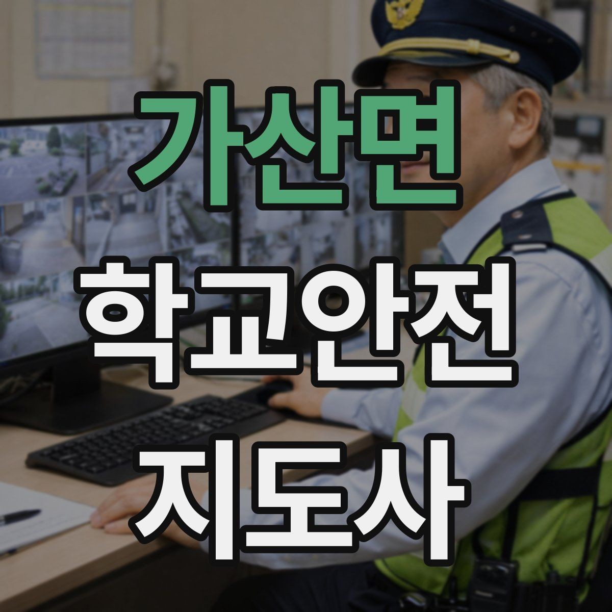 가산면 학교안전지도사 자격증 방과 후 시간대 안전 관리 포인트