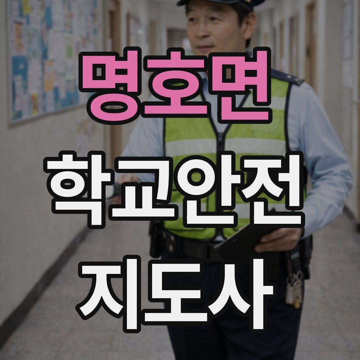 명호면 학교안전지도사 자격증