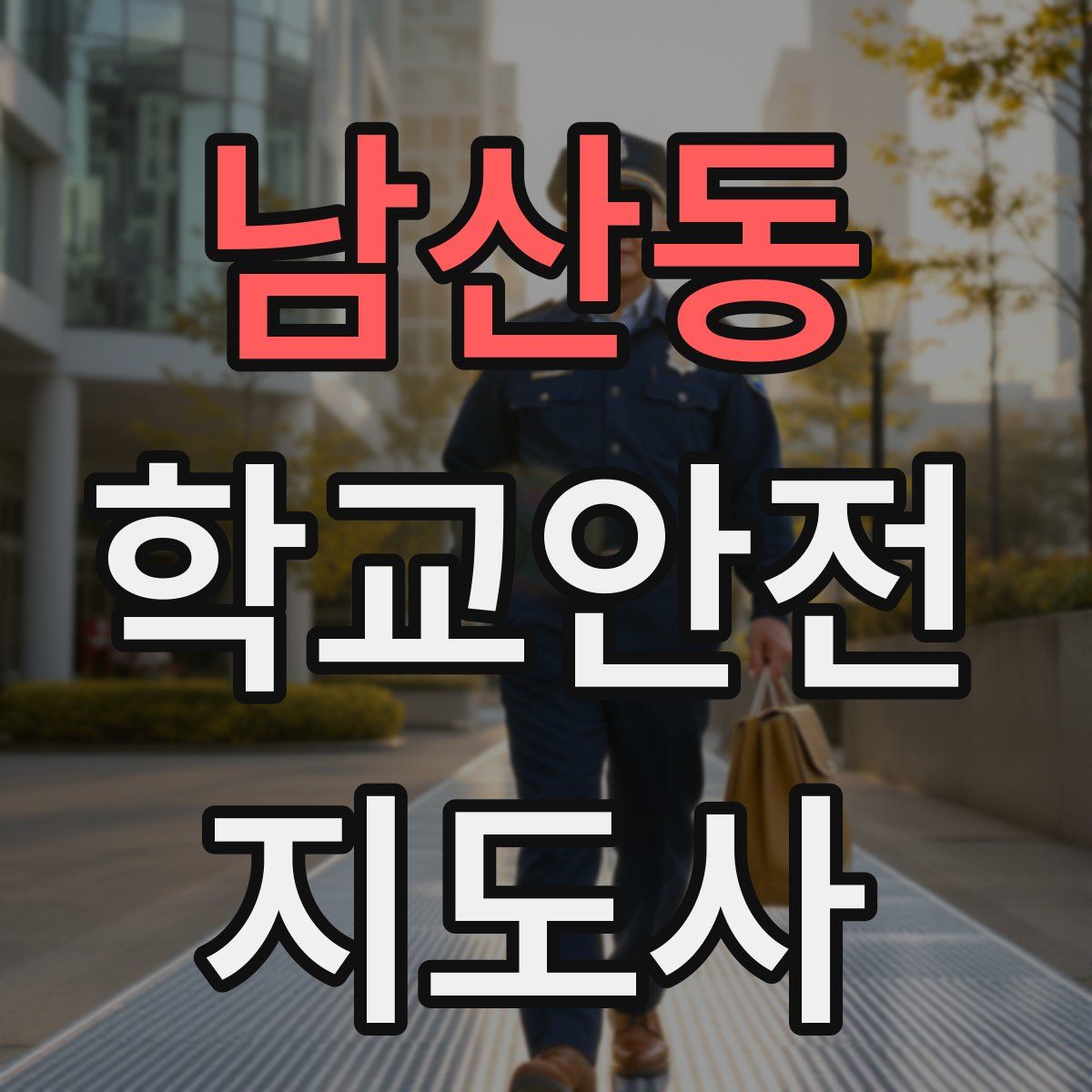 남산동 학교안전지도사 자격증
