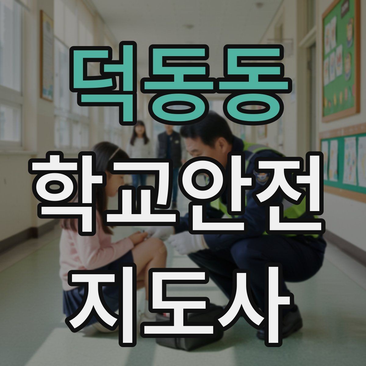 덕동동 학교안전지도사 자격증 해가 짧은 겨울 하굣길 안전 포인트