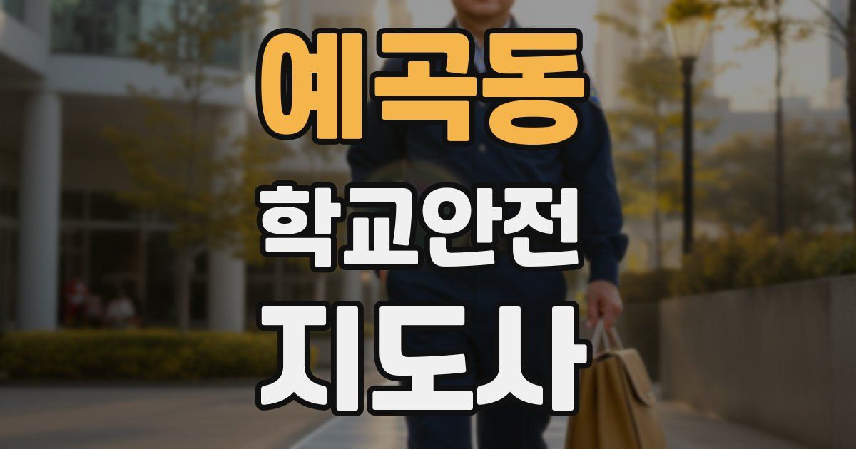 예곡동 학교안전지도사 자격증