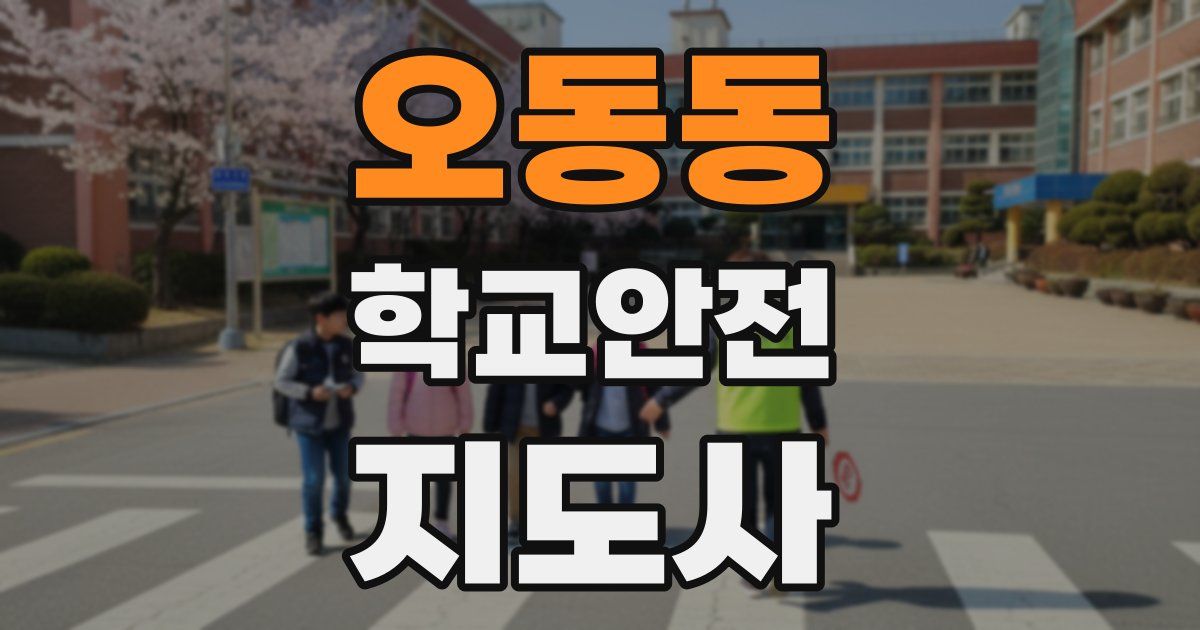 오동동 학교안전지도사 자격증