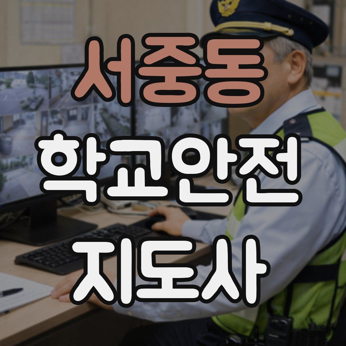 서중동 학교안전지도사 자격증 스마트폰 보행 위험을 줄이는 안내 멘트