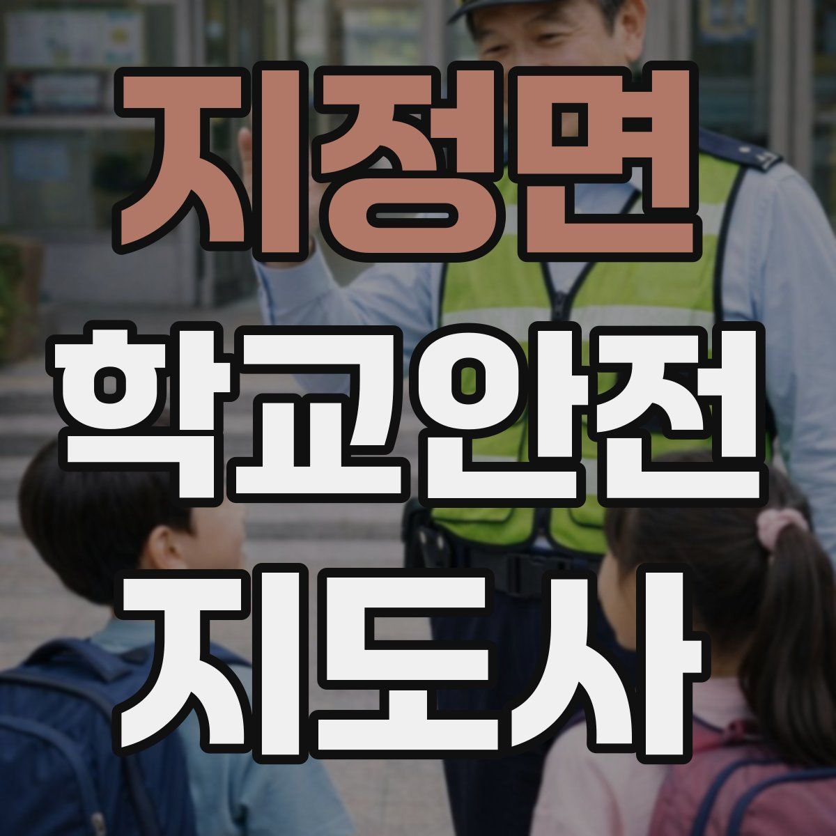 지정면 학교안전지도사 자격증