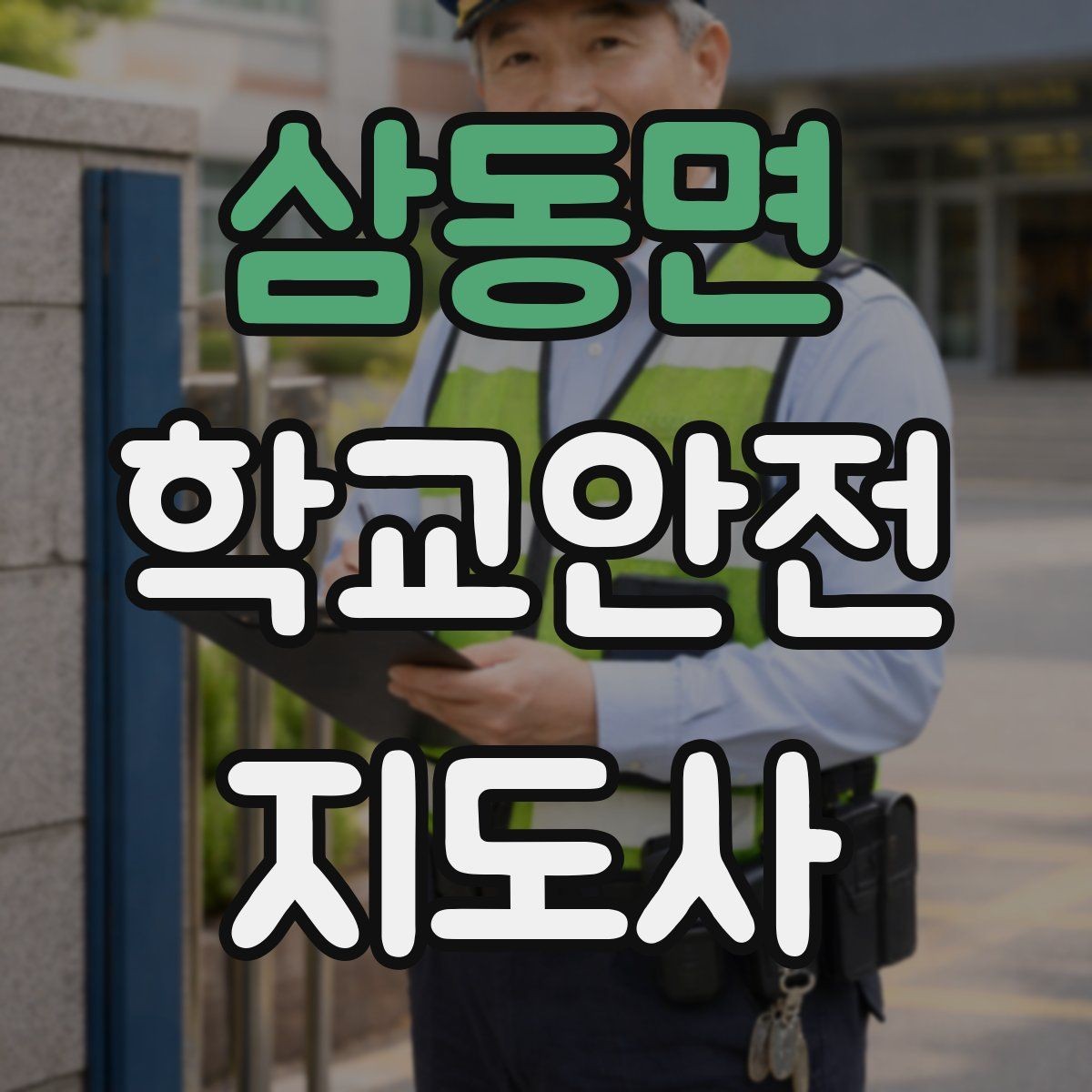 삼동면 학교안전지도사 자격증 지진 대피 훈련에서 주의할 점