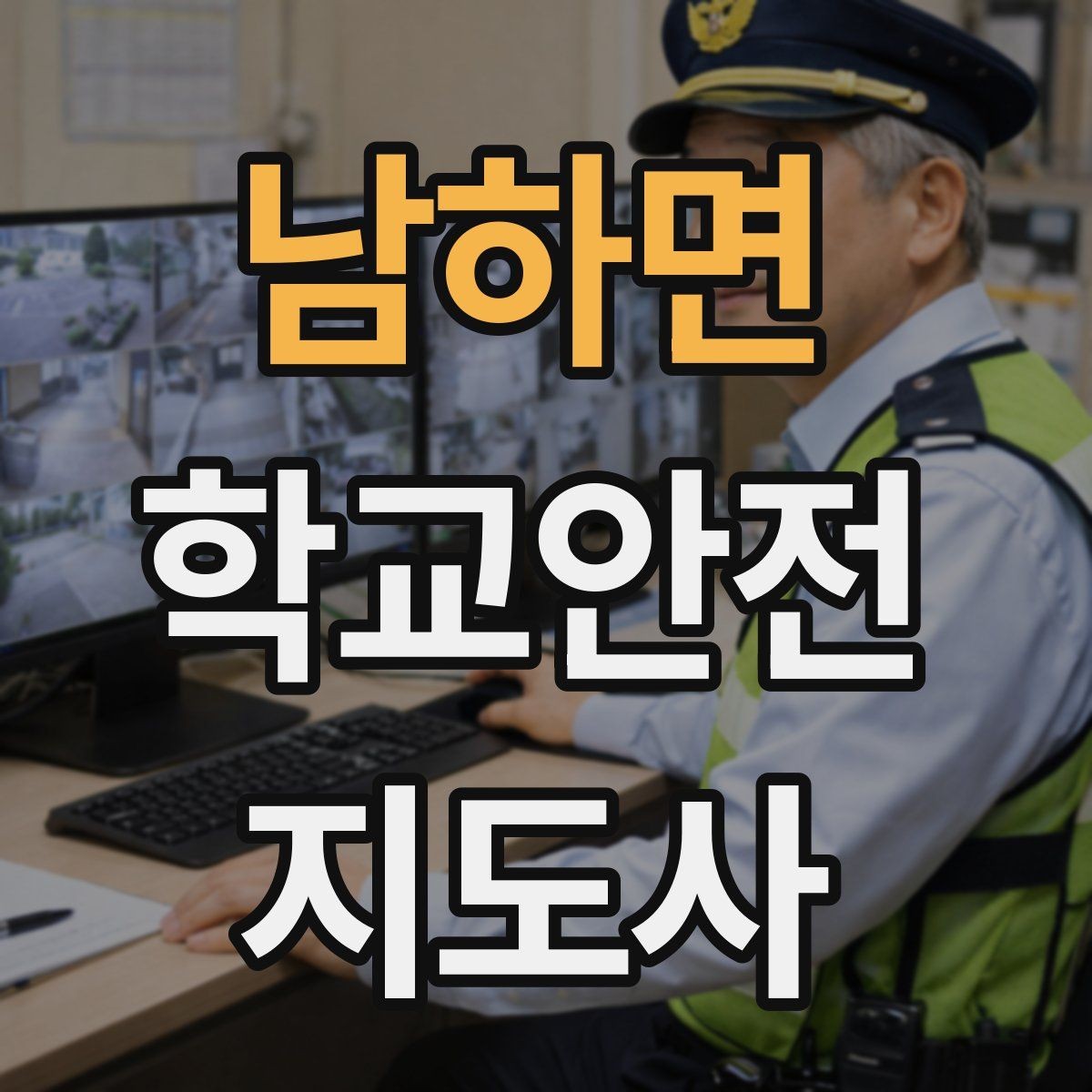 남하면 학교안전지도사 자격증 학교 출입 통제 안내 멘트 예시로 준비하기