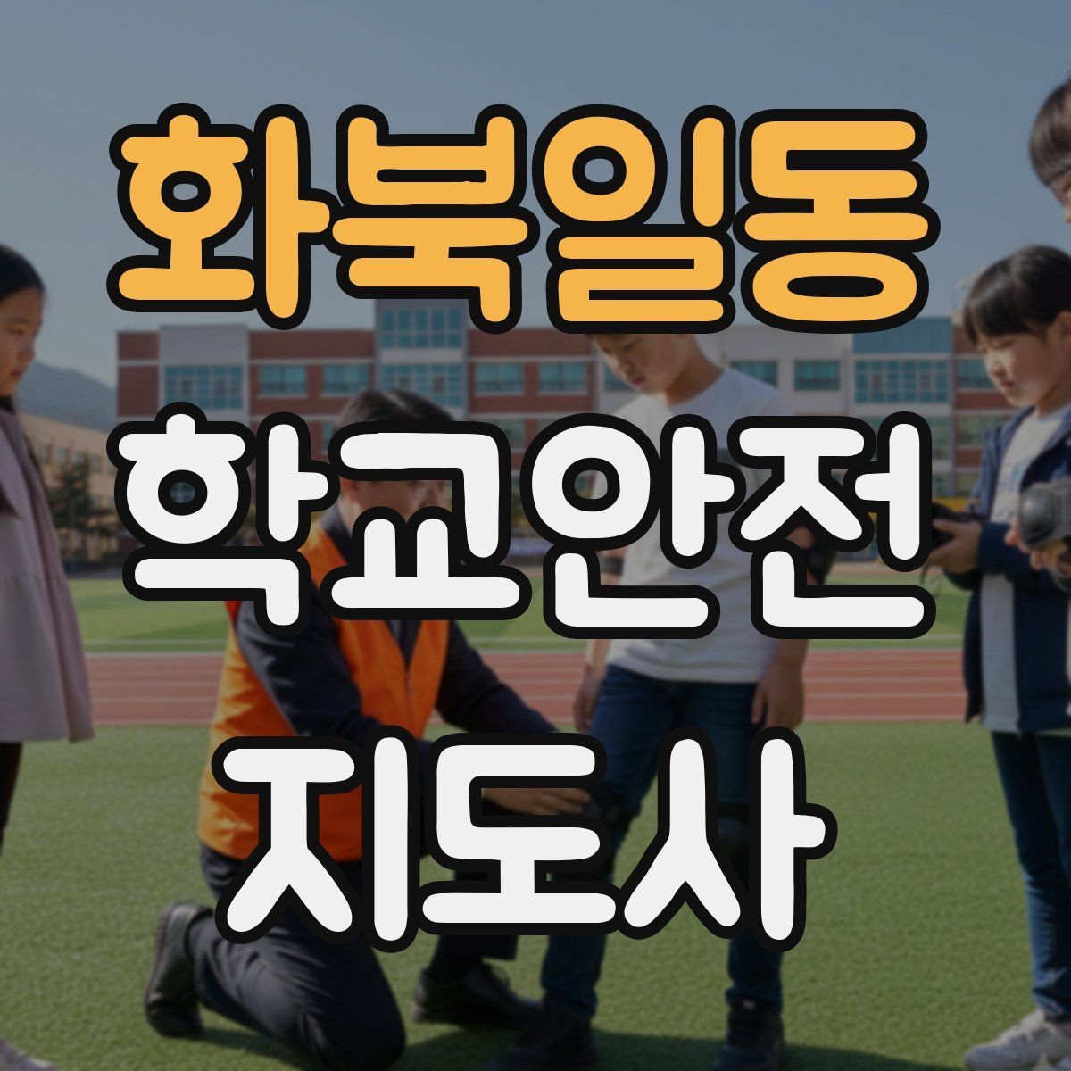화북일동 학교안전지도사 자격증 위험 요소 발견 시 즉시 해야 할 행동